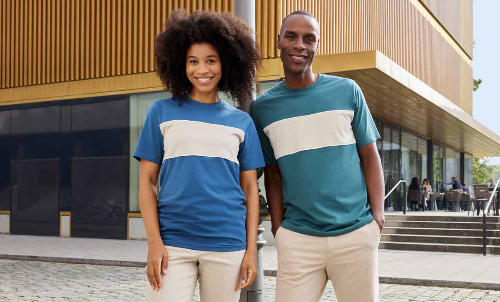 T-Shirt colour-block UNISEX
