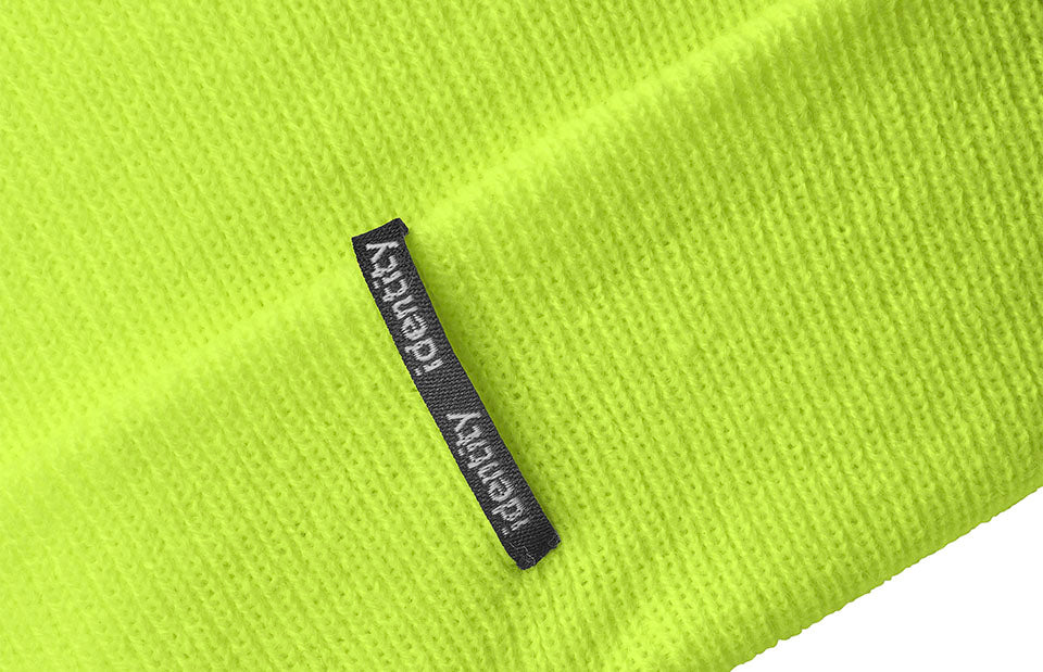 Berretto in maglia - Giallo fluo