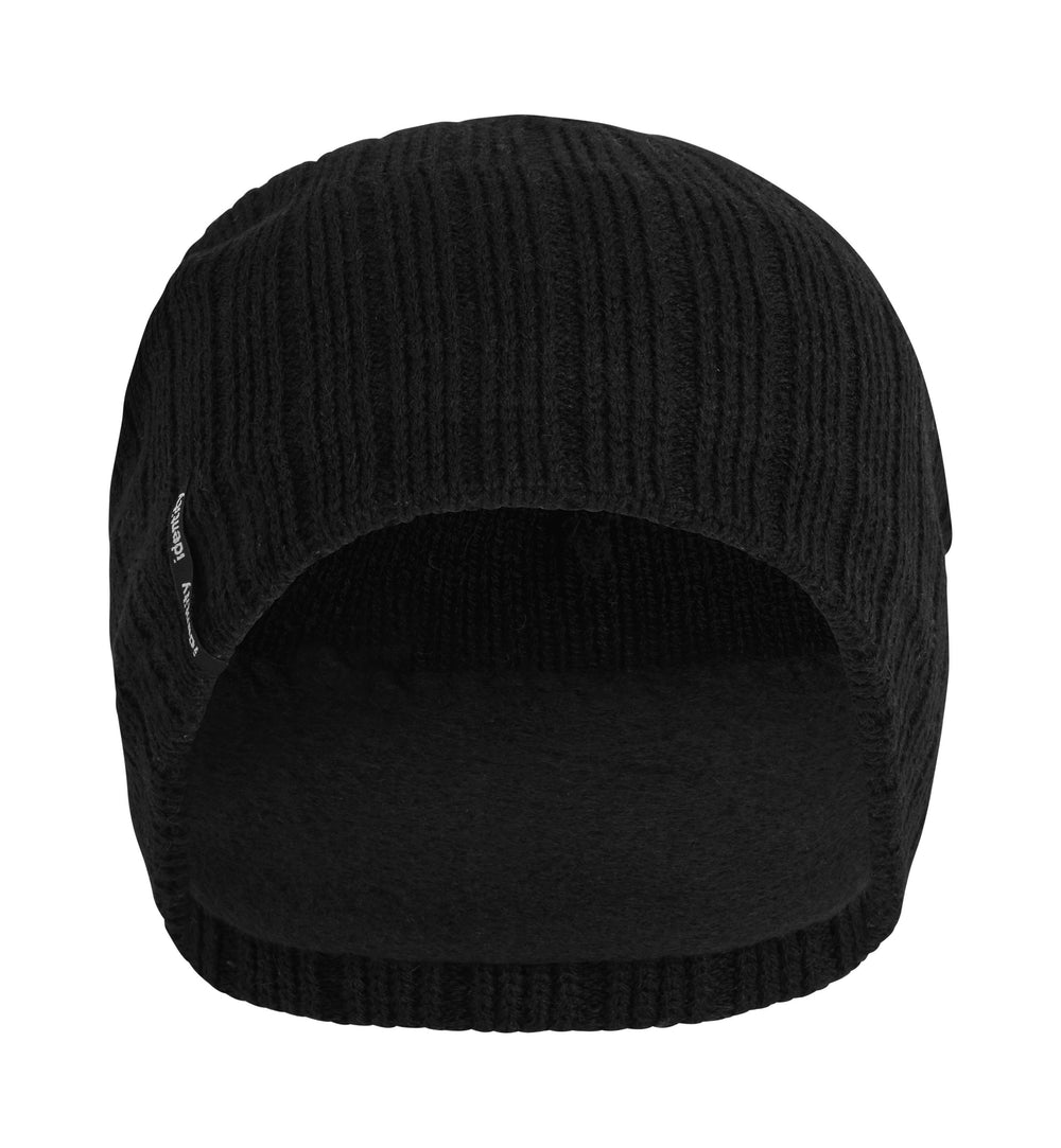 Berretto in maglia | fodera - Nero