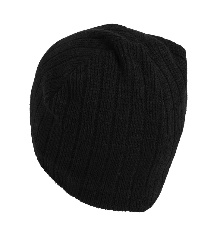 Berretto in maglia | fodera - Nero