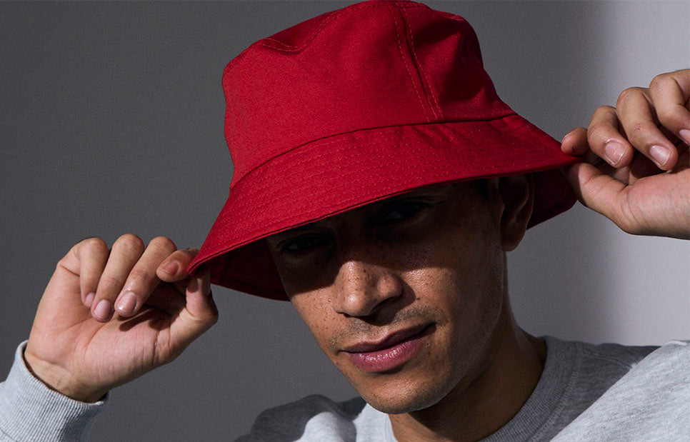 Cappello pescatore | canvas - Rosso