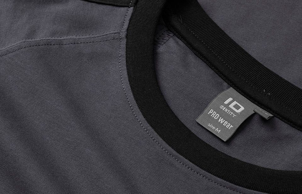 T-shirt PRO Wear | contrasto - Grigio argento