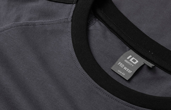 T-shirt PRO Wear | contrasto - Grigio argento