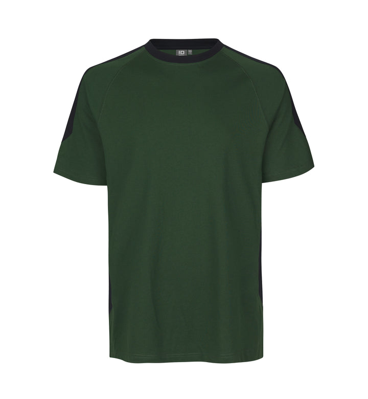 T-shirt PRO Wear | contrasto - Verde bottiglia