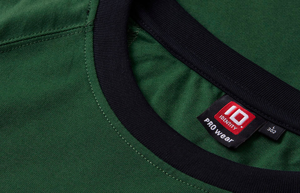 T-shirt PRO Wear | contrasto - Verde bottiglia