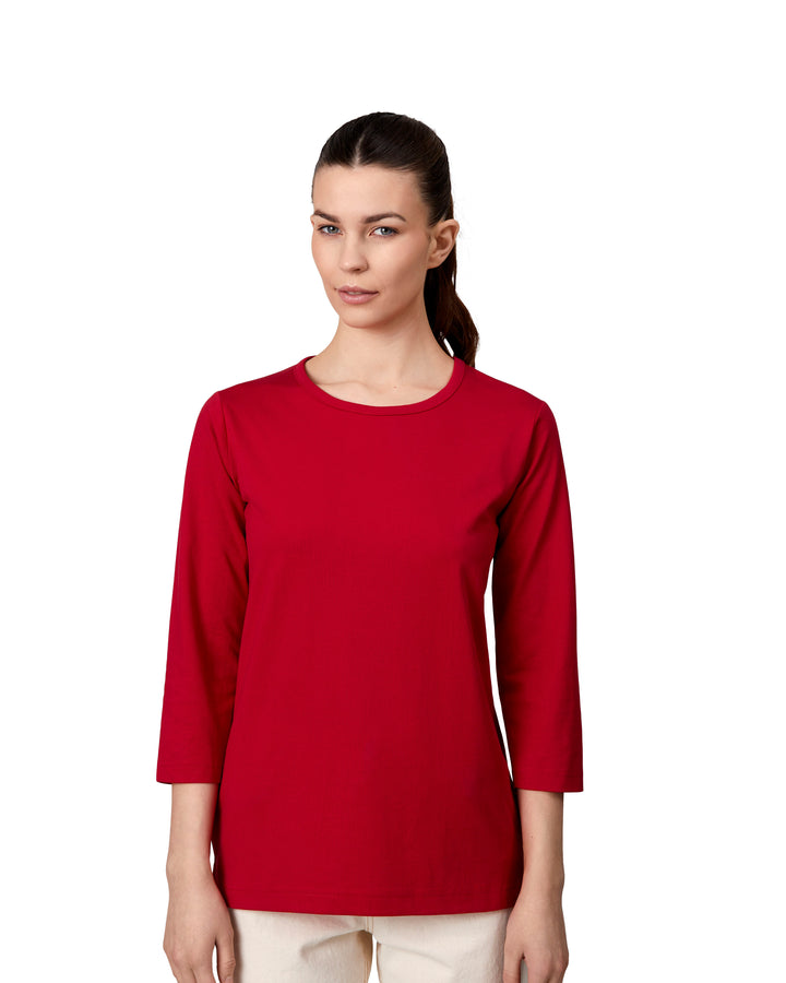 T-shirt PRO Wear | manica ¾ | donna - Rosso