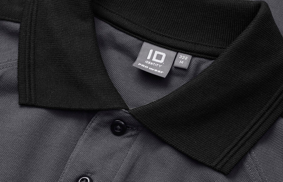 Polo PRO Wear | contrasto - Grigio argento