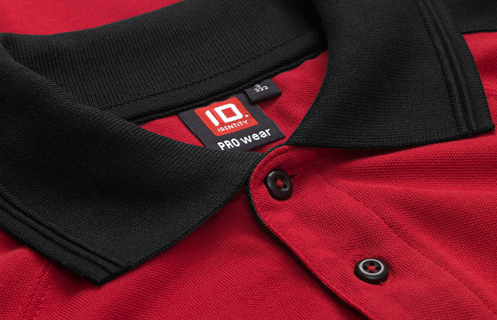 Polo PRO Wear | contrasto - Rosso