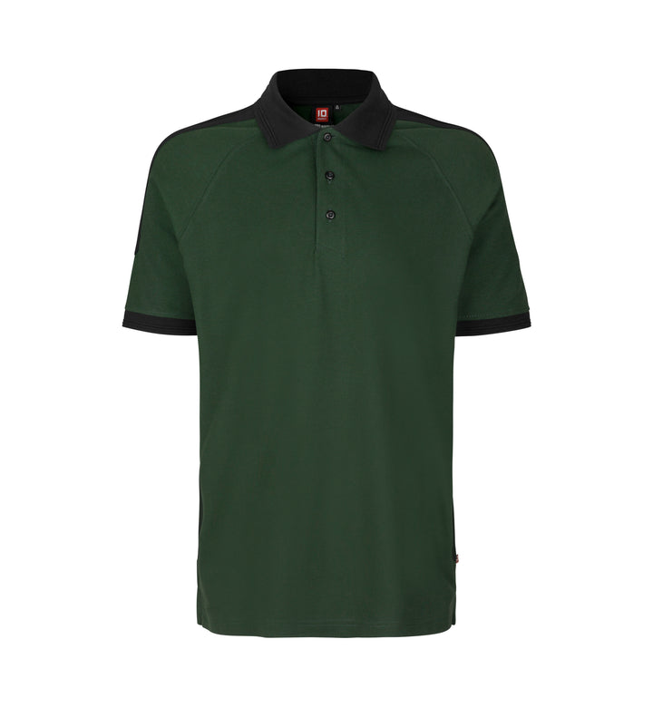 Polo PRO Wear | contrasto - Verde bottiglia