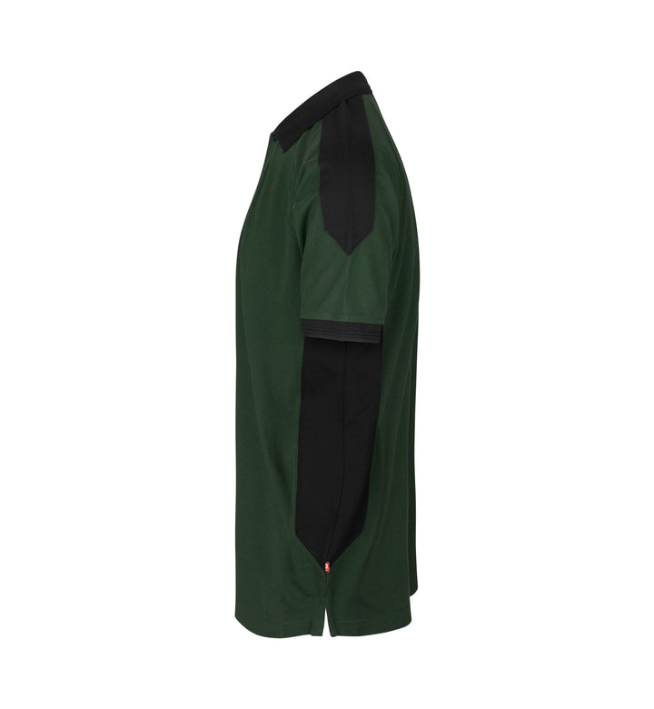 Polo PRO Wear | contrasto - Verde bottiglia