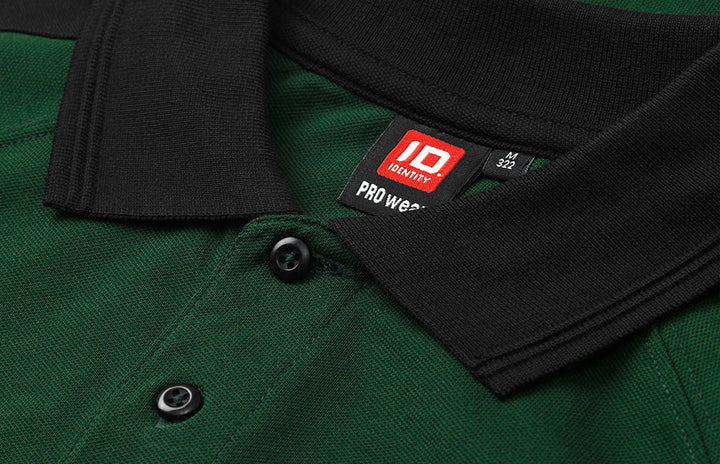 Polo PRO Wear | contrasto - Verde bottiglia