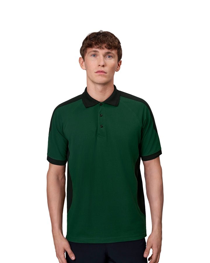 Polo PRO Wear | contrasto - Verde bottiglia