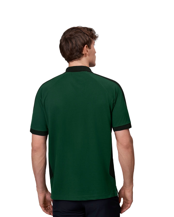 Polo PRO Wear | contrasto - Verde bottiglia