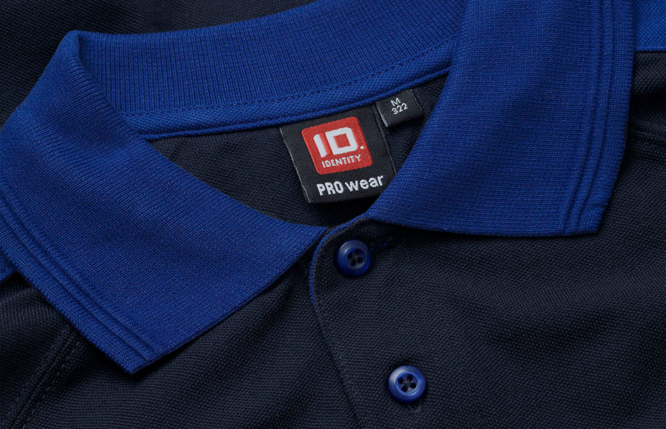 Polo PRO Wear | contrasto - Blu navy