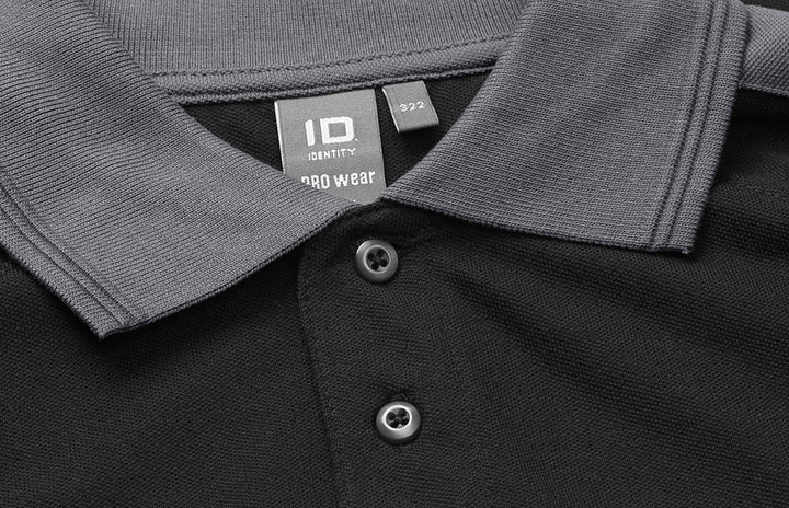 Polo PRO Wear | contrasto - Nero