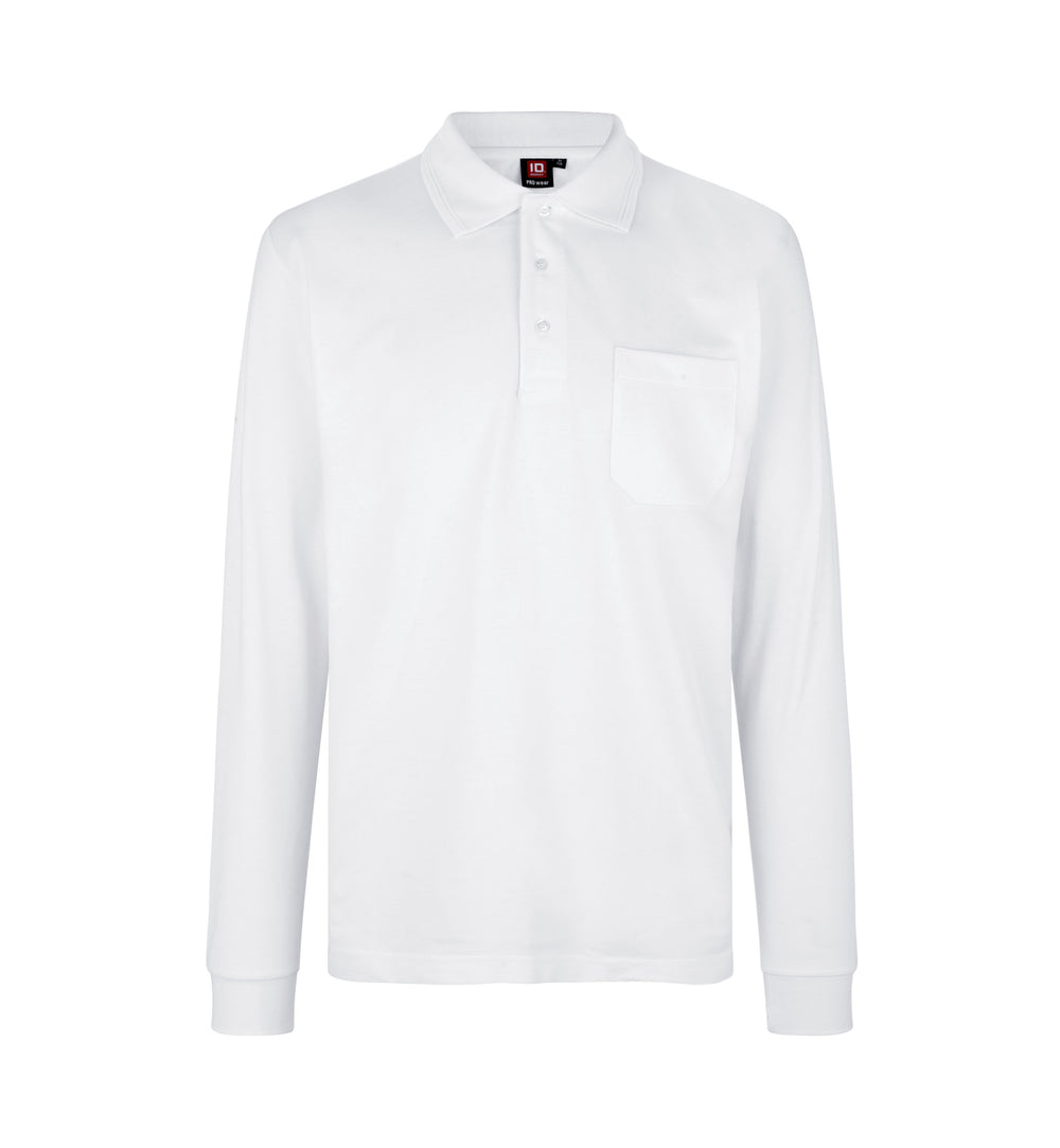 Polo PRO Wear | manica lunga - Bianco