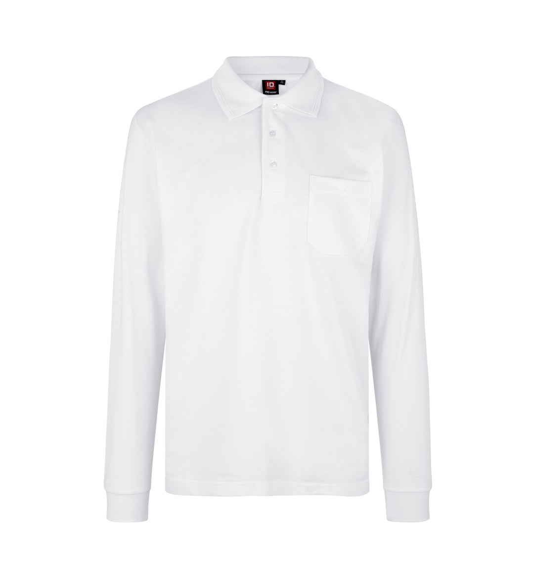 Polo PRO Wear | manica lunga - Bianco
