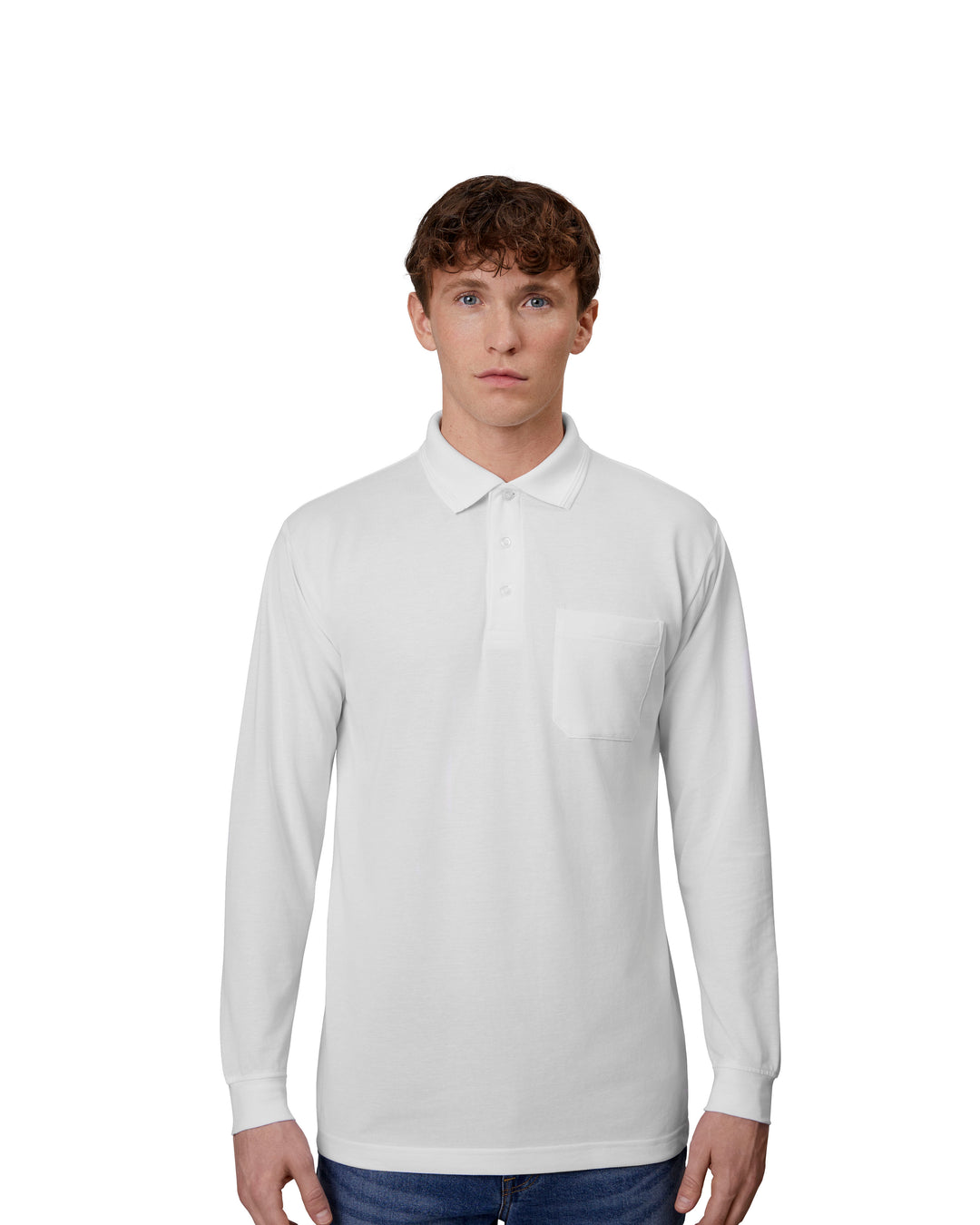 Polo PRO Wear | manica lunga - Bianco