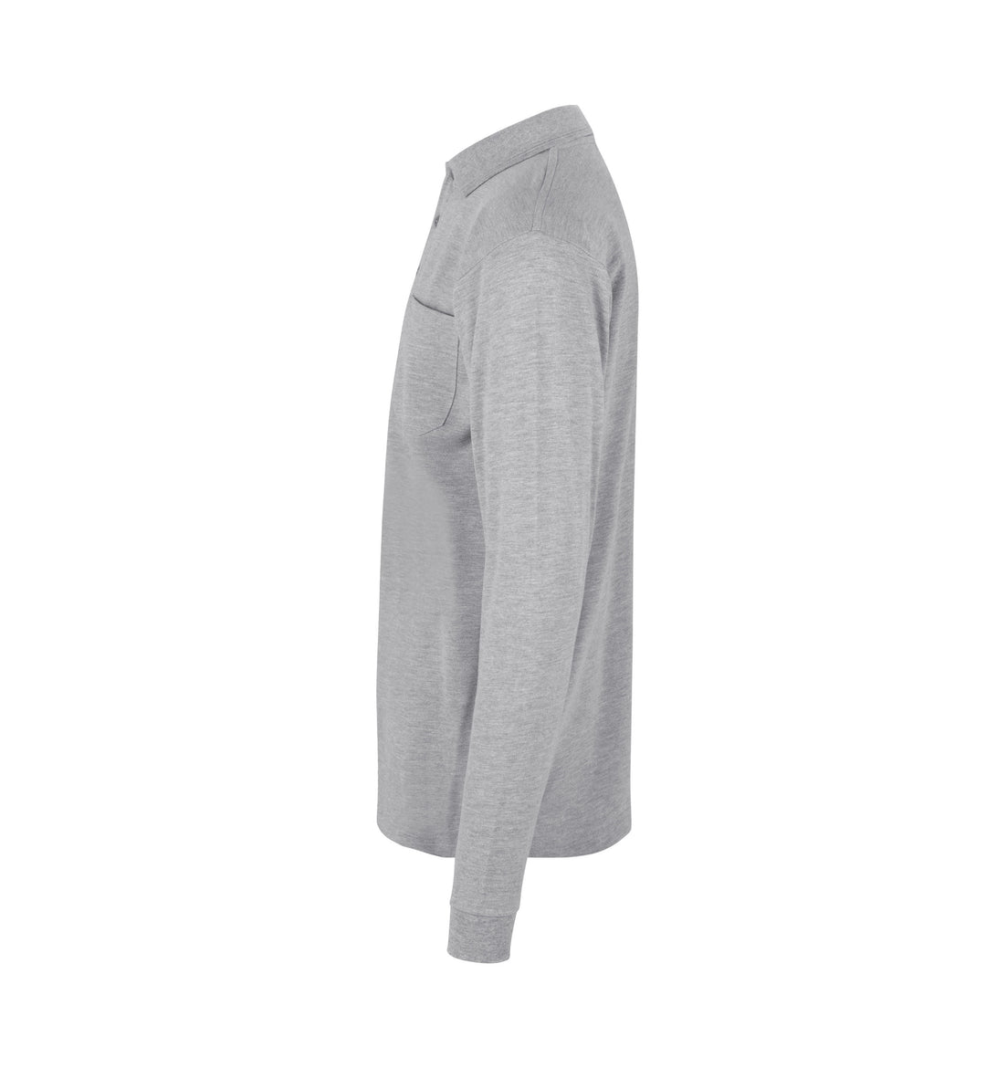 Polo PRO Wear | manica lunga - Grigio mélange
