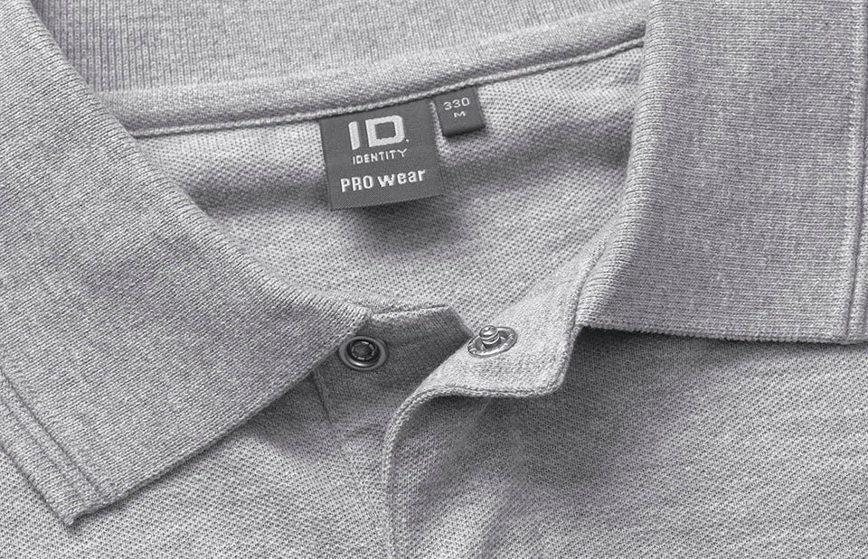 Polo PRO Wear | bottoni a pressione - Grigio mélange