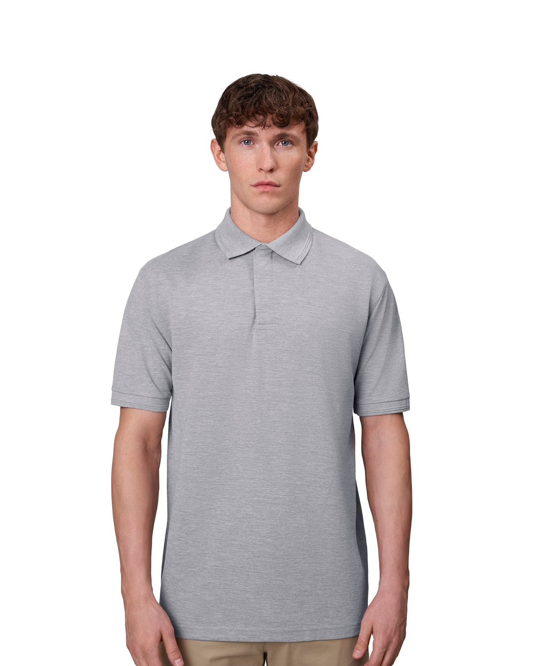 Polo PRO Wear | bottoni a pressione - Grigio mélange