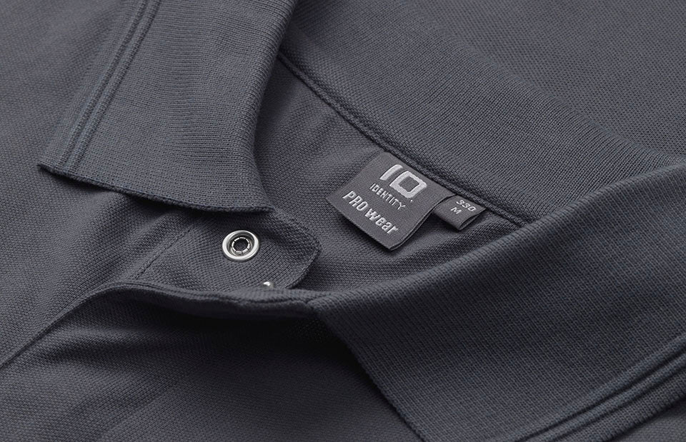 Polo PRO Wear | bottoni a pressione - Grigio argento