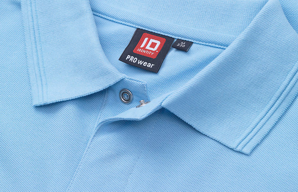 Polo PRO Wear | bottoni a pressione - Azzurro