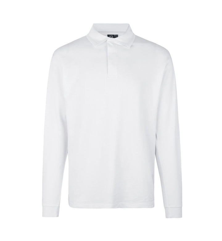 Polo PRO Wear manica lunga | bottoni a pressione - Bianco