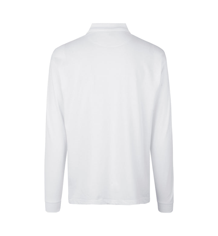 Polo PRO Wear manica lunga | bottoni a pressione - Bianco