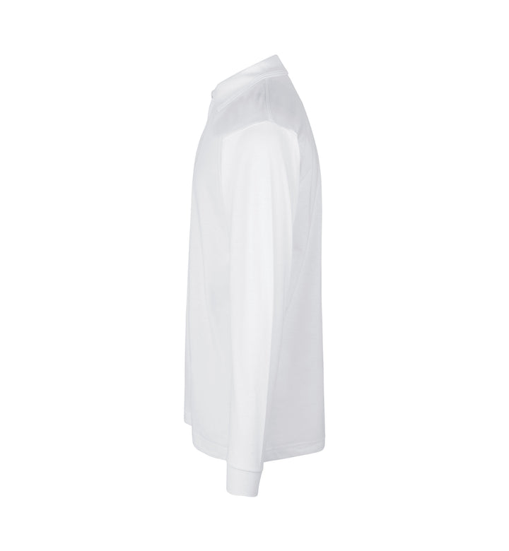 Polo PRO Wear manica lunga | bottoni a pressione - Bianco