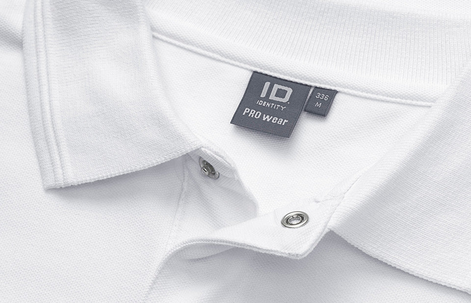Polo PRO Wear manica lunga | bottoni a pressione - Bianco