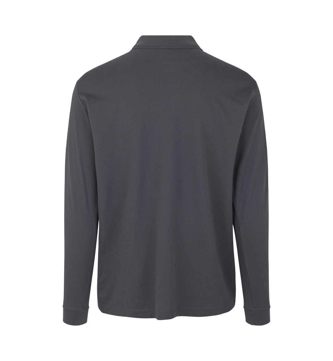 Polo PRO Wear manica lunga | bottoni a pressione - Grigio argento
