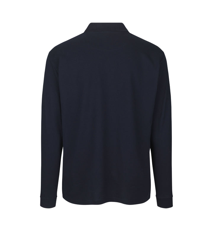 Polo PRO Wear manica lunga | bottoni a pressione - Blu navy