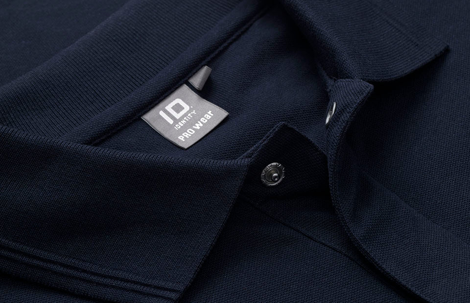 Polo PRO Wear manica lunga | bottoni a pressione - Blu navy