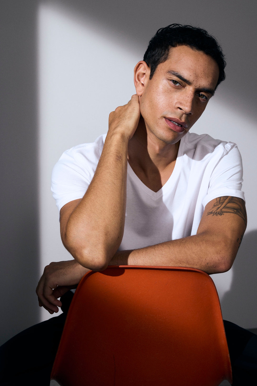 T-shirt PRO Wear CARE | scollo V - Bianco