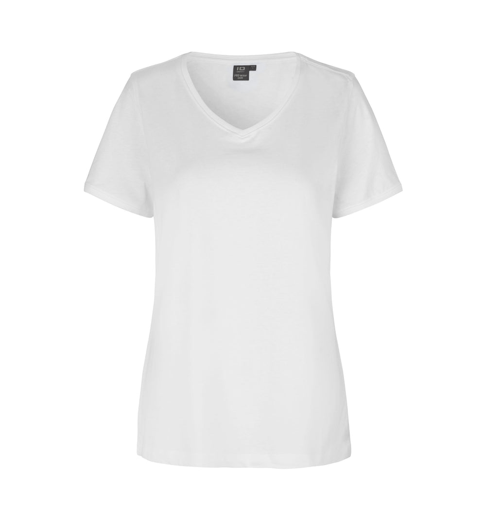 T-shirt PRO Wear CARE | scollo V | donna - Bianco