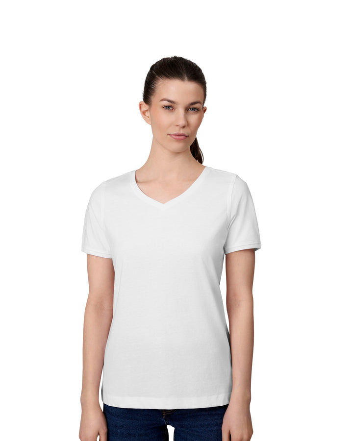 T-shirt PRO Wear CARE | scollo V | donna - Bianco