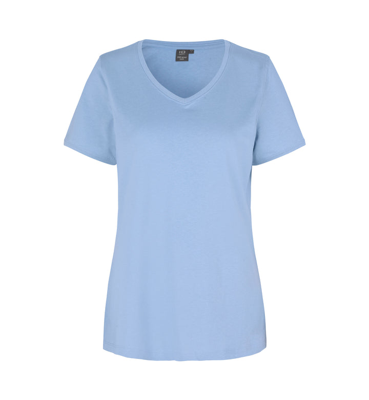 T-shirt PRO Wear CARE | scollo V | donna - Azzurro