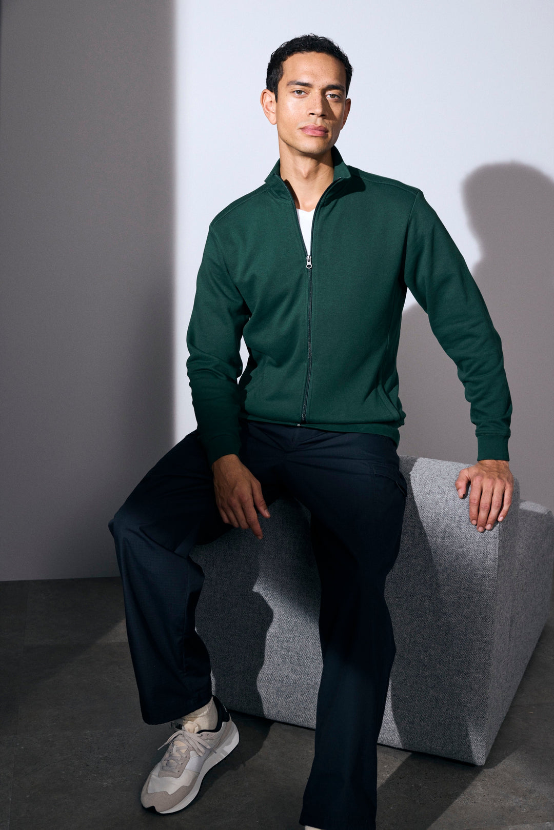 Cardigan PRO Wear CARE | non garzato - Verde bottiglia
