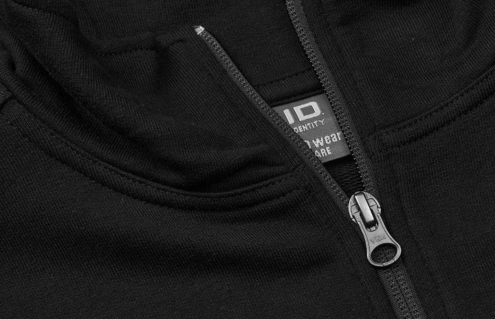 Felpa PRO Wear CARE | zip ¼ - Nero