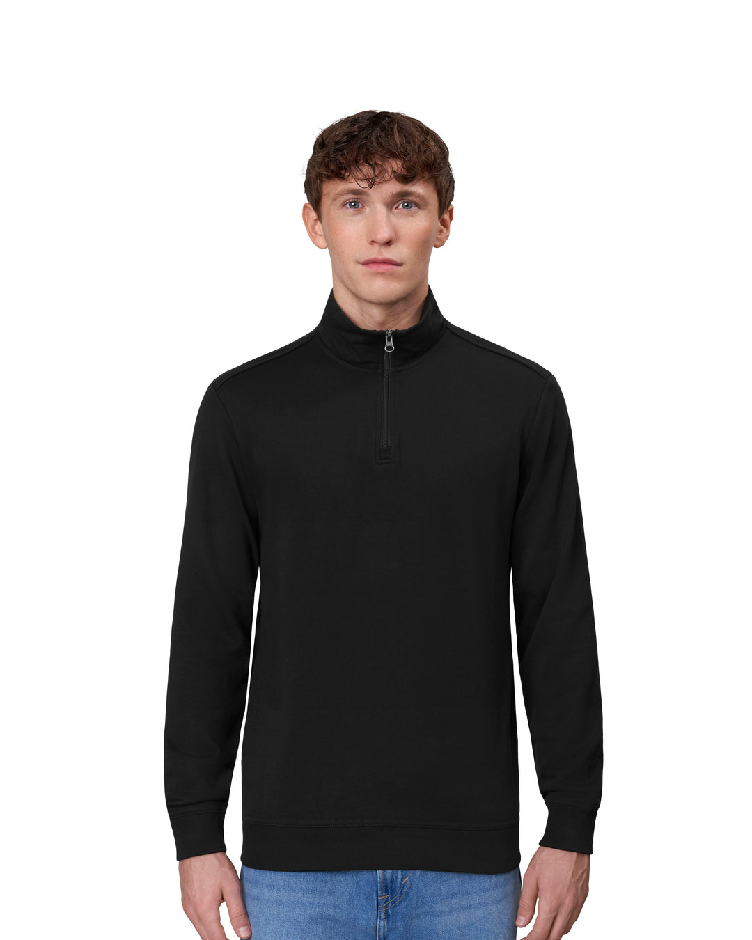 Felpa PRO Wear CARE | zip ¼ - Nero