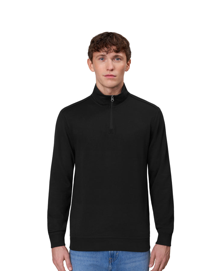 Felpa PRO Wear CARE | zip ¼ - Nero