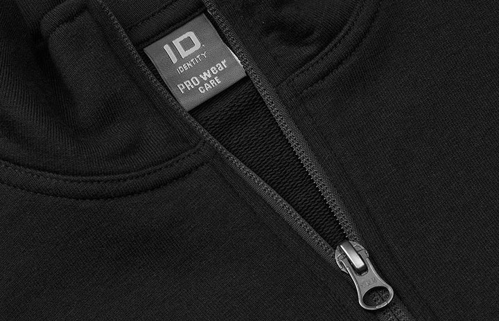 Felpa PRO Wear CARE | zip ¼ | donna - Nero