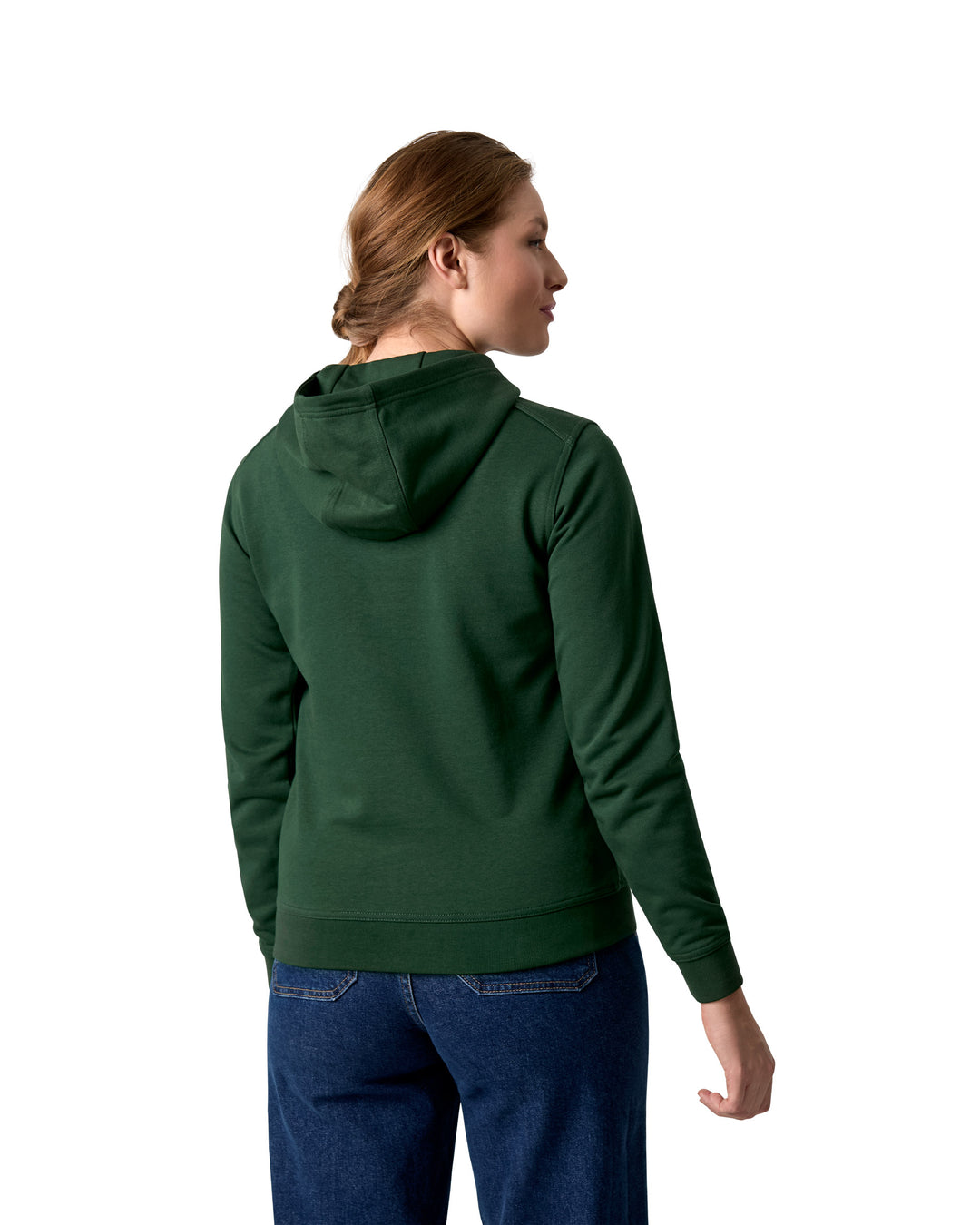Felpa PRO Wear CARE | cappuccio | donna - Verde bottiglia