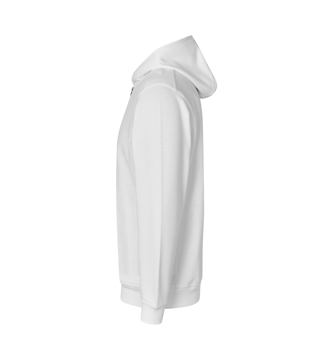 Felpa PRO Wear CARE | cappuccio | zip - Bianco