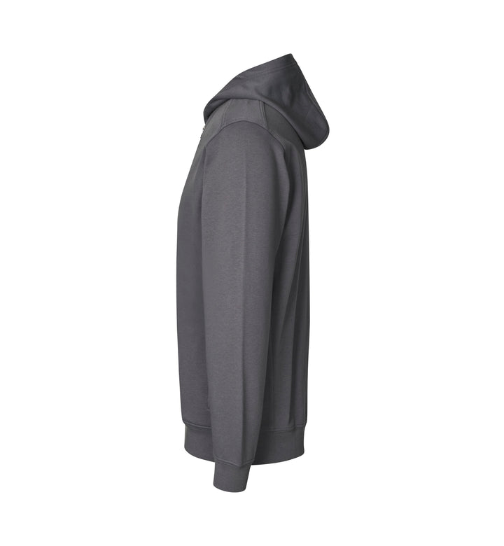 Felpa PRO Wear CARE | cappuccio | zip - Grigio argento