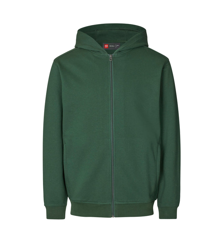 Felpa PRO Wear CARE | cappuccio | zip - Verde bottiglia