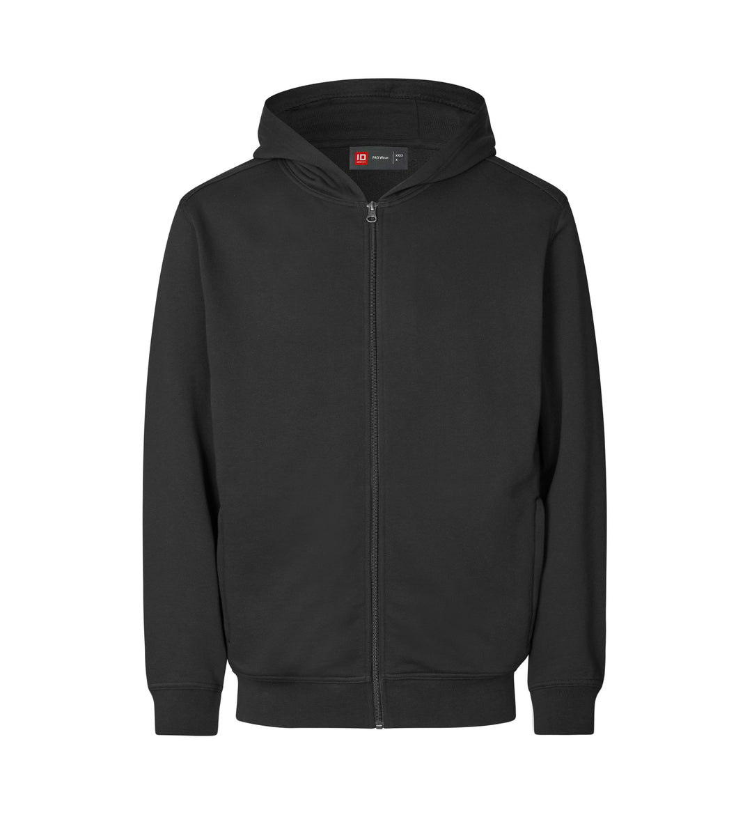 Felpa PRO Wear CARE | cappuccio | zip - Nero