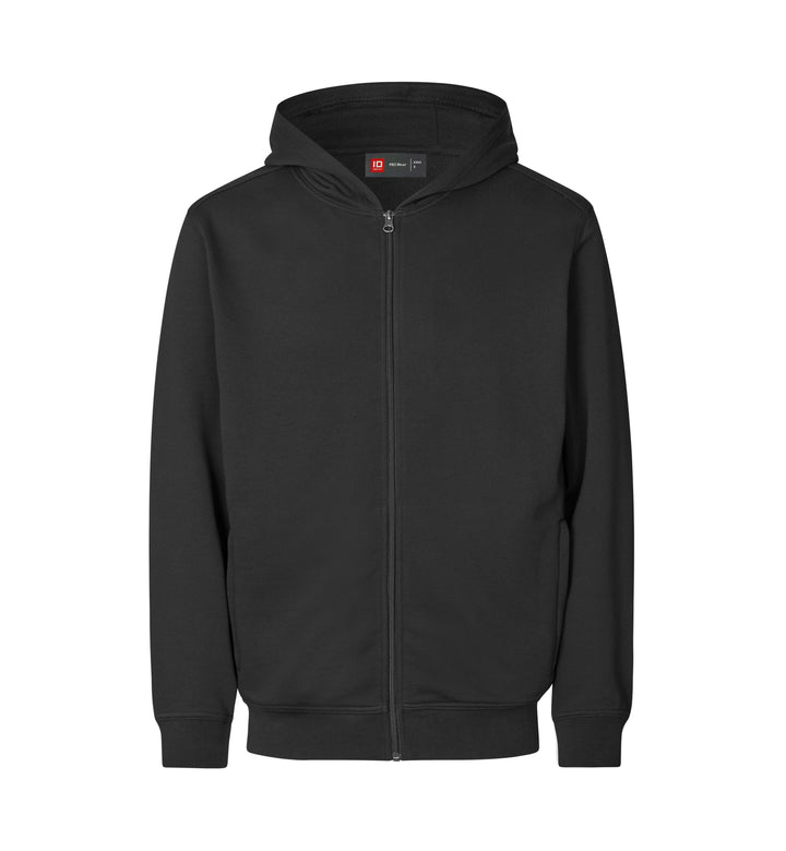 Felpa PRO Wear CARE | cappuccio | zip - Nero