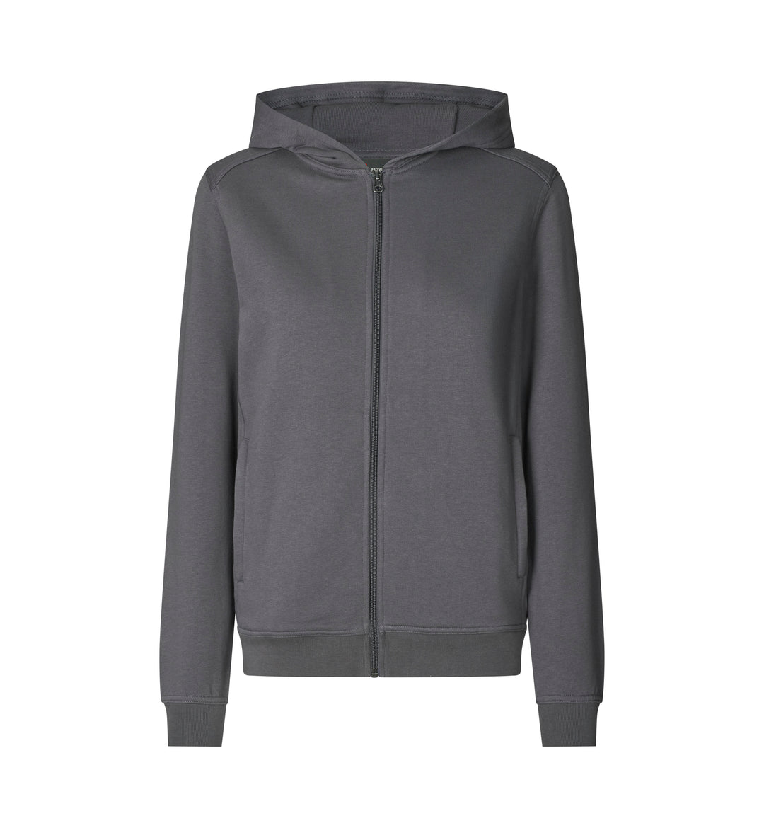 Felpa PRO Wear CARE | cappuccio | zip | donna - Grigio argento